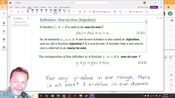 What is a one-to-one function?