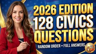 128 Civics Questions and Full Answers for US Citizenship Interview 2026 #n400
