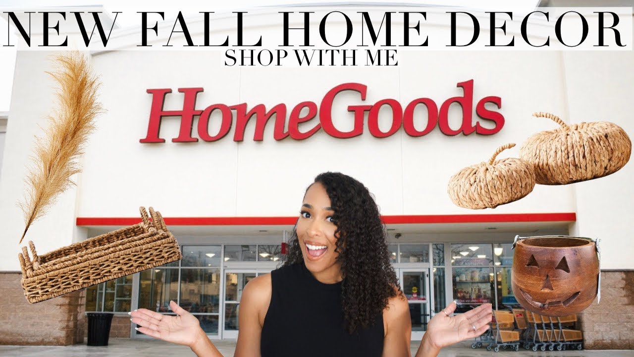 New fall home decor shop with me at homegoods lots of high end dupes! 