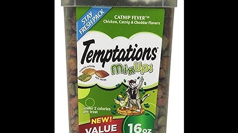 TEMPTATIONS MixUps Treats for Cats CATNIP FEVER Flavor 16 Ounces