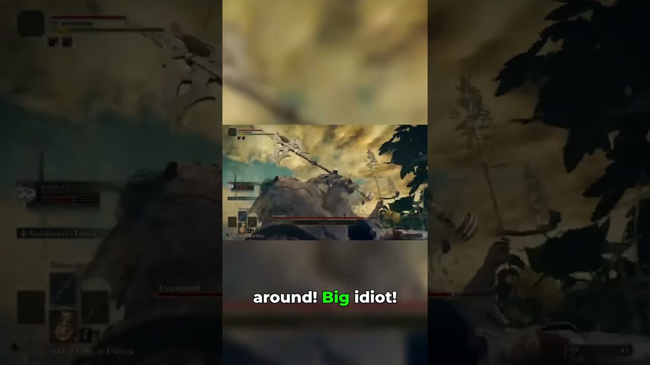 Elden Ring bosses be like... #gaming #meme