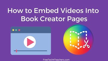 How to Embed YouTube Videos into Book Creator Pages