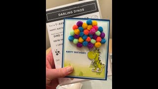 Pom-Pom Balloons Card