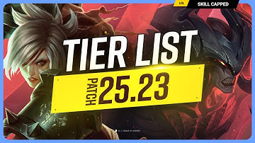 *NEW* TIER LIST for PATCH 25.23 - MASSIVE OFF META JUNGLE BUFFS!