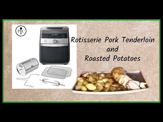 Rotisserie Pork Tenderloin With Roasted
