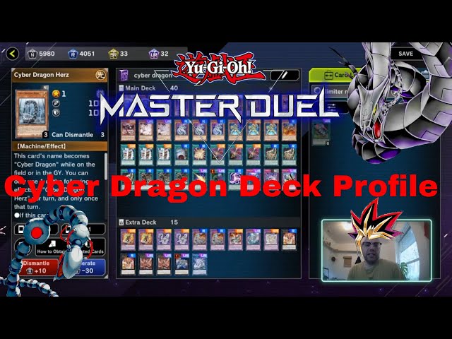 Yu-Gi-Oh Master Duel Cyber Dragon Deck Profile