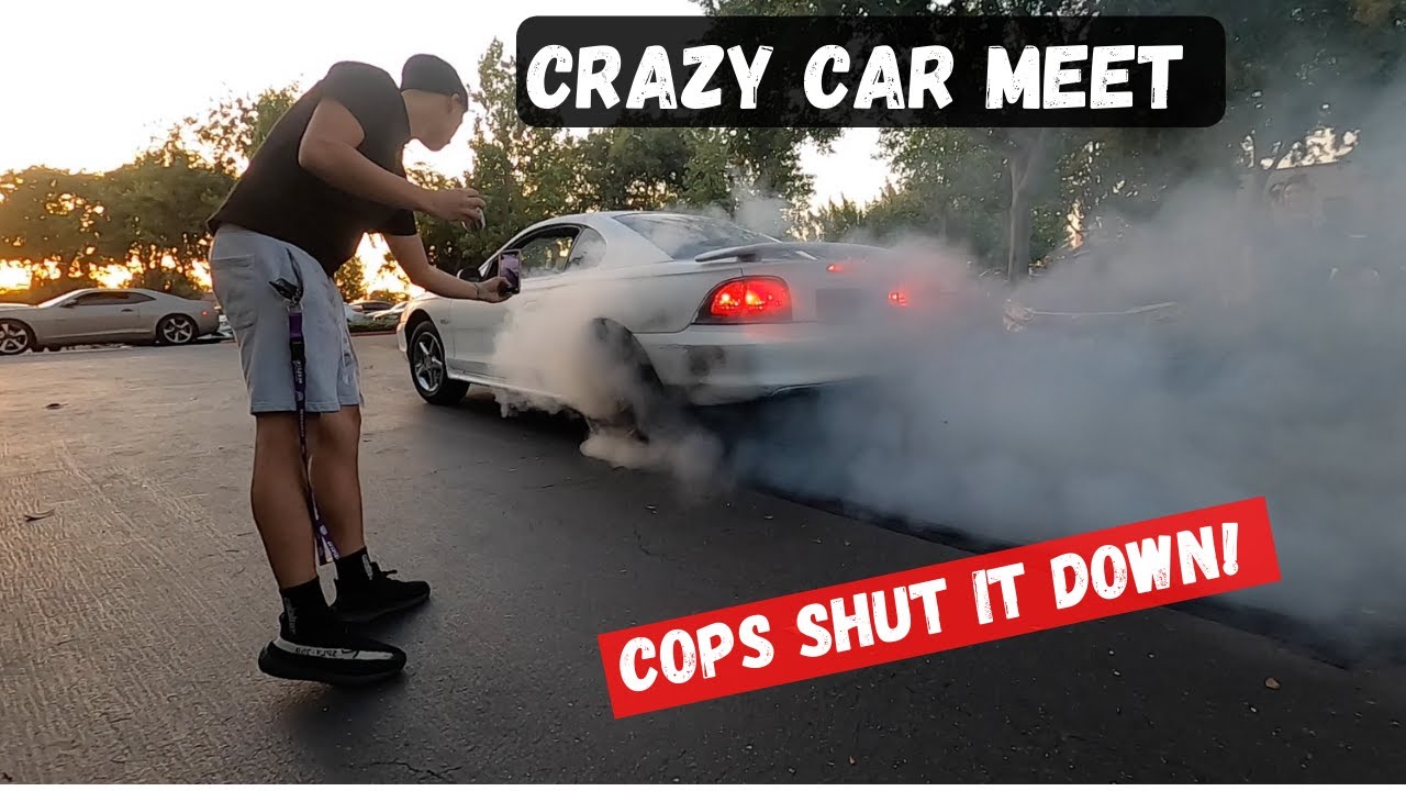Cops Shut Down Car Meet in NorCal