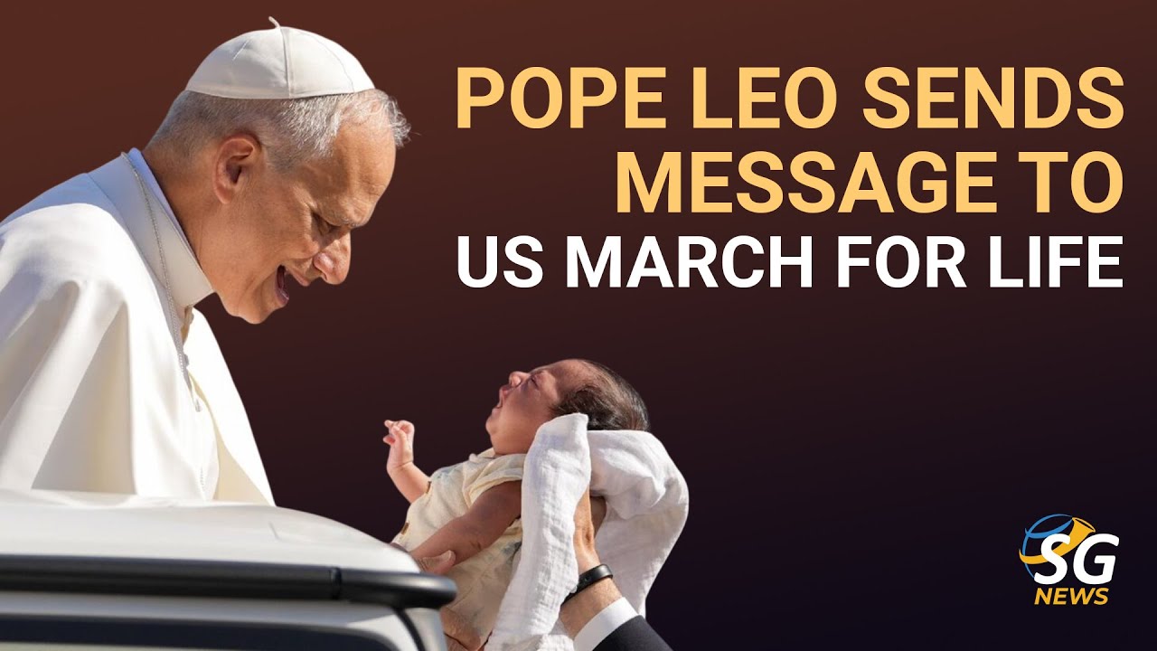 Папа Лев направил послание участникам марша за жизнь в США | Новости Сингапура
