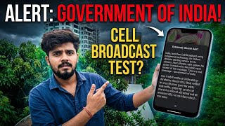 ALERT: Government Of India For Indian Public 🇮🇳 || Cell Broadcast Test #techshivam #india