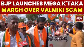 Karnataka BJP Begins 10-Day Padayatra Against Congress Over Corruption & Valmiki Board Scam