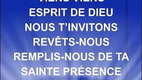 NOUS AVONS SOIF DE TA PRÉSENCE - Gilbert & Alpha