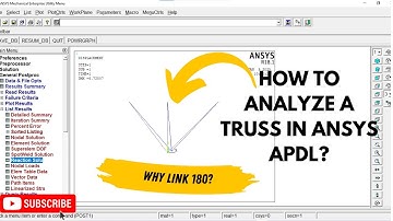 Complete Truss Analysis in ANSYS APDL 2018 | Step-by-Step Tutorial