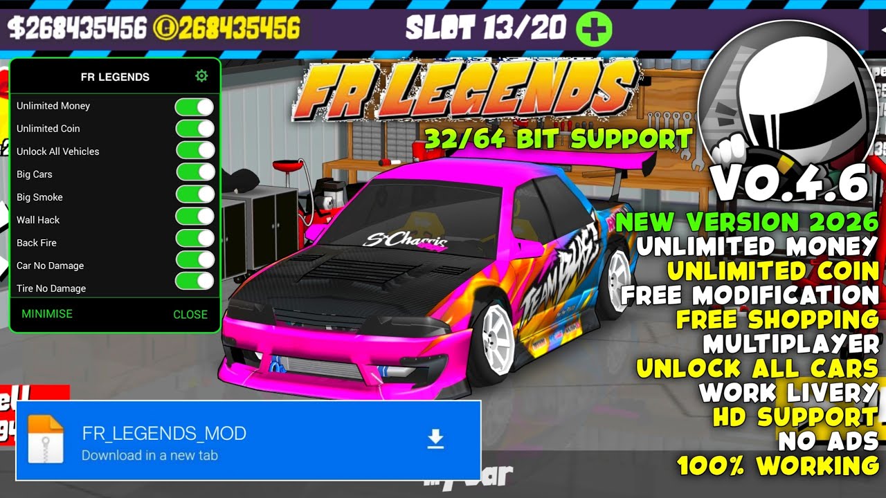 Fr Legends MOD MENU v0.4.6 | MOD APK | Неограниченные деньги и золото | Последняя версия | Max En...