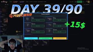 15yo Day Trader Tries CS:GO Gambling - Day 39/90 Off Getting 1 Precent Better Every Day