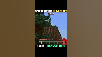 Speedrunning Minecraft For a Random Item pt.1 #Shorts #Short