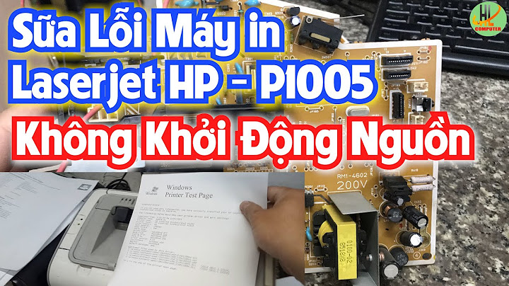 Lỗi máy in hp laserjet p2023 không chạy năm 2024