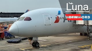 American Airlines Boeing 787-8 Dreamliner Flight From Dallas to Chicago