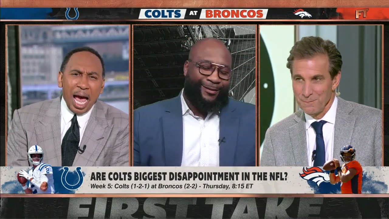 Are the Colts the most disappointing team in the NFL? Stephen A. says it's the Saints | First Take
