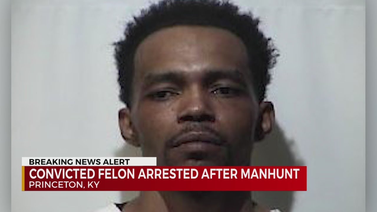 Convicted felon arrested after Kentucky manhunt - YouTube