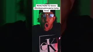 Reaction to Victor big shot.#fypシ #fyp #fy #nba # #playoffs #sports #reaction
