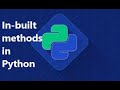 In-built functions | Python | in Hindi