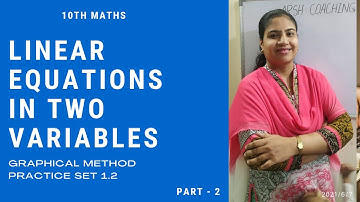 #linearequationsintwovariables Linear Equations in Two Variables 10th maths-I Maharashtra Board