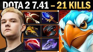 Kez Dota 2 7.41 with 21 Kills and Mage Slayer - Dota 2 Gameplay
