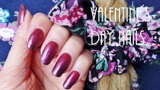 Gradient Valentine´s Day Nails