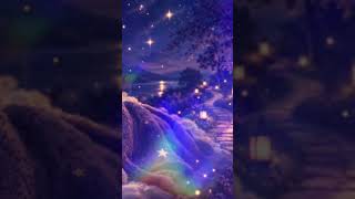 Moonlight shining soft and low… time for sleep 🌙✨