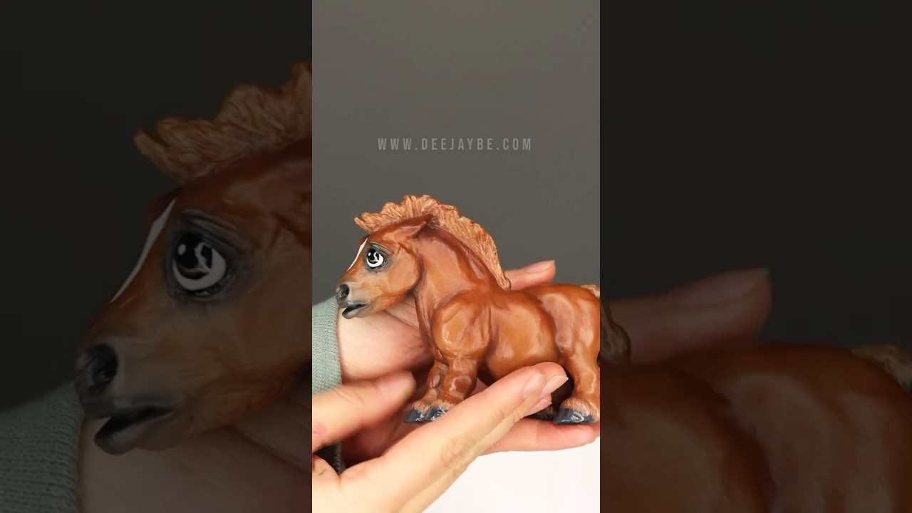 A Chestnut Chunk!  #breyer #modelhorse #horse #art #miniatures #deejaybe