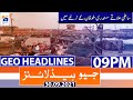 Geo Headlines 09 PM | 30th September 2021