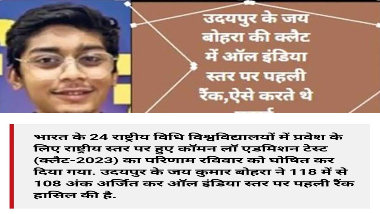 clat topper jay bohra