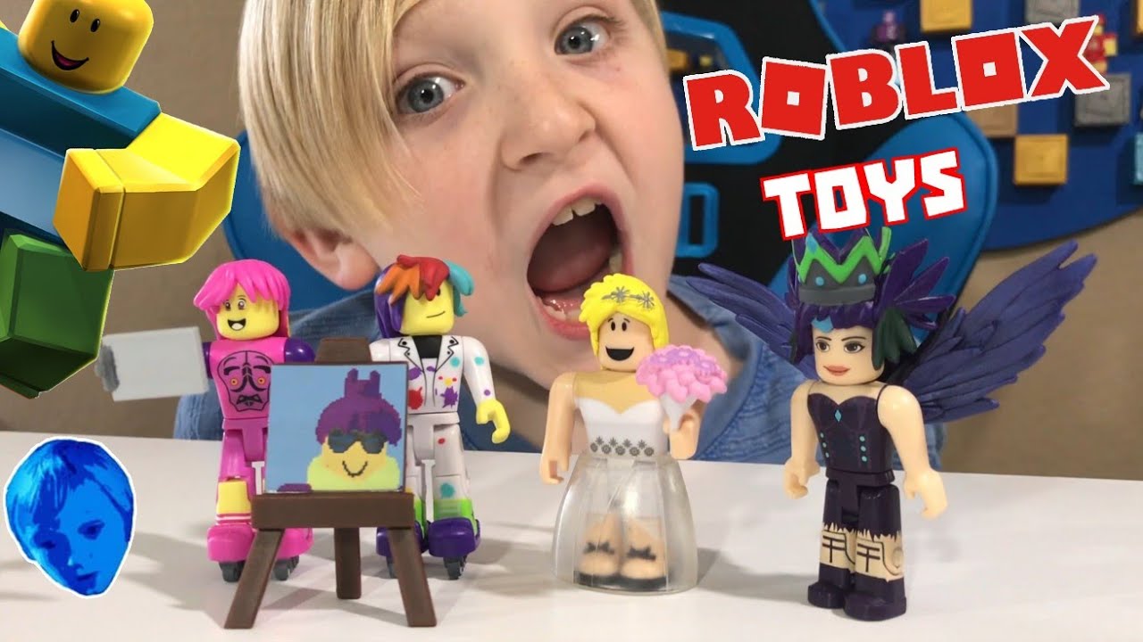Celebrity Series Roblox Toys Unboxing Bride Design It Dreams Pixel Artist Roller Skating Rink Youtube - bride roblox roblox celebrity roblox figure game toy