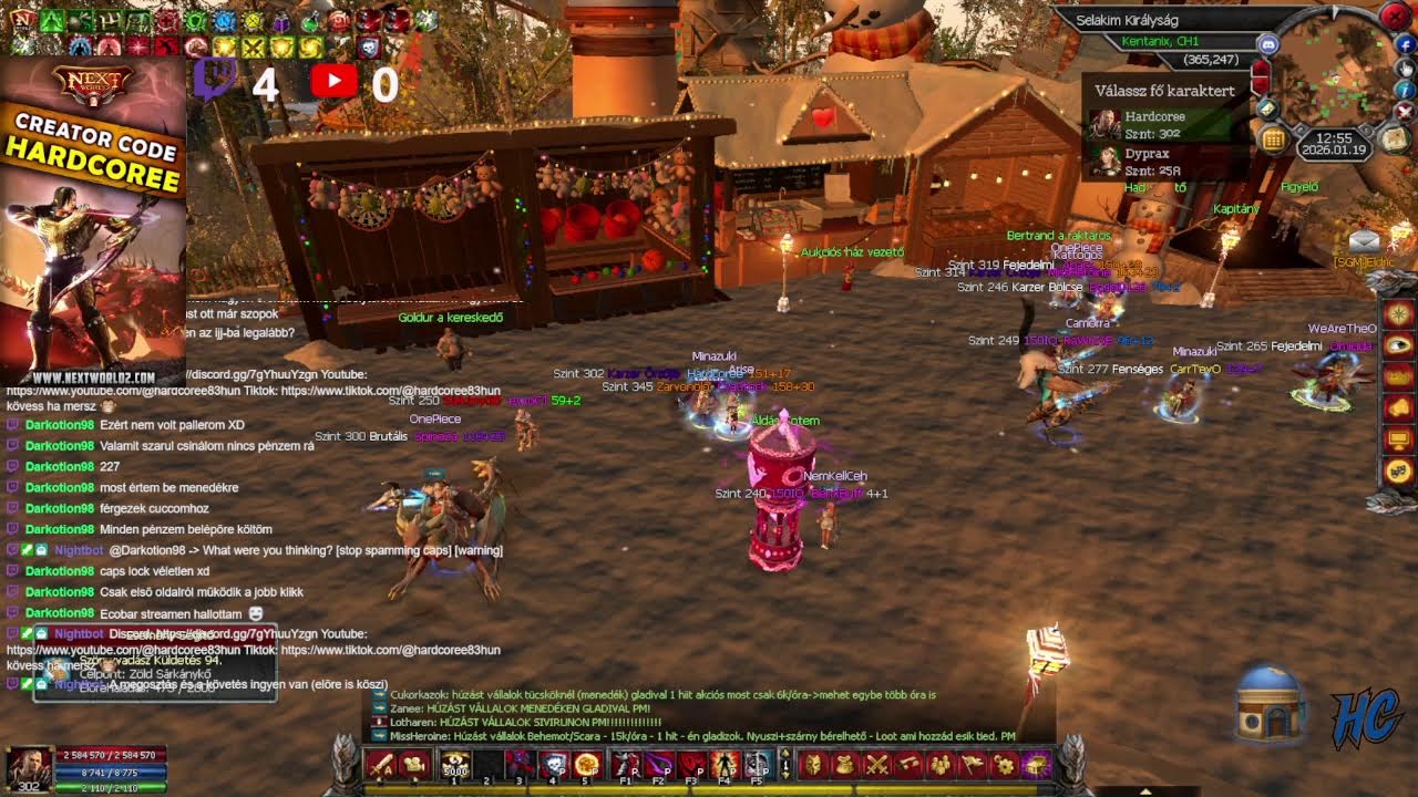 NextWorld2 Bohóckodás, Farm stb....