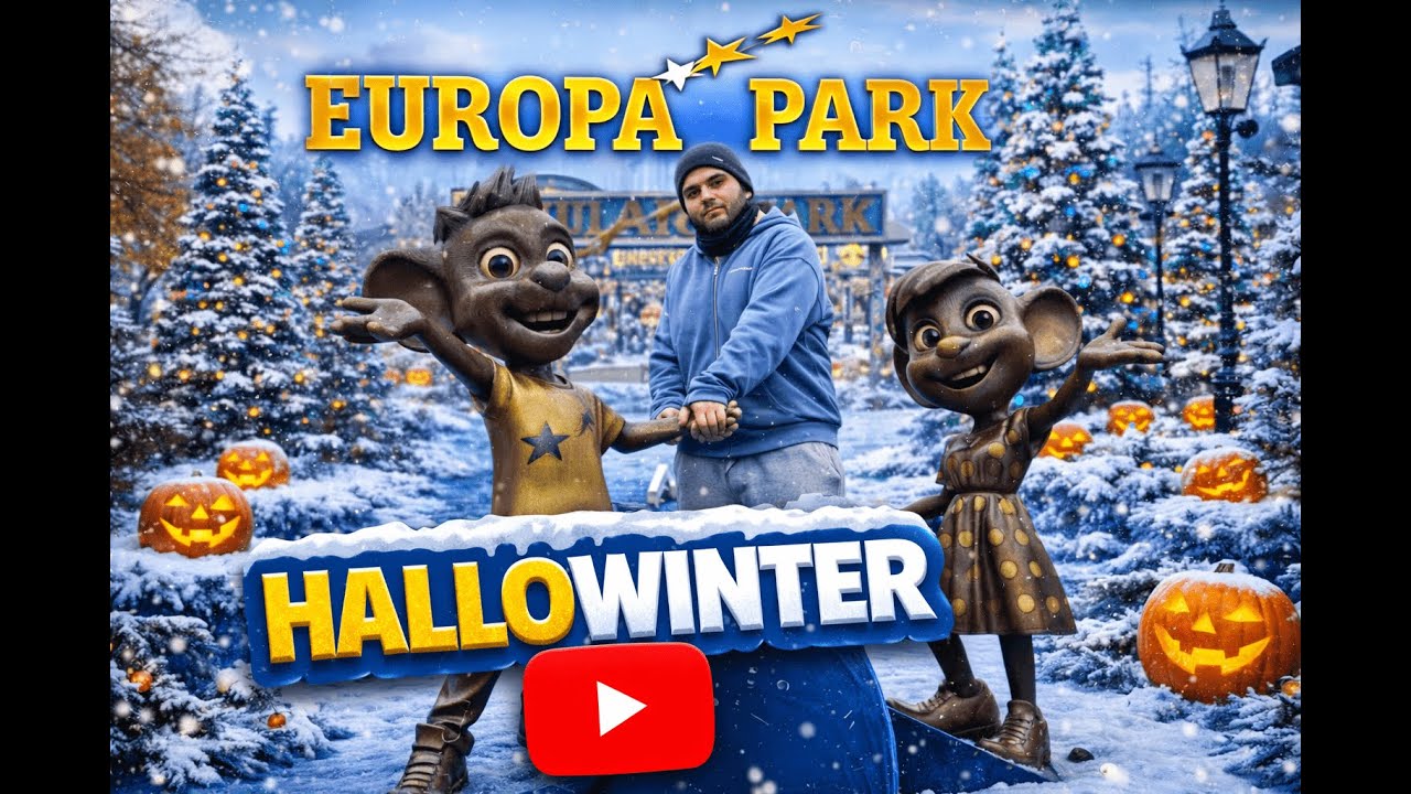 Kleiner Europa-Park Hallowinter Vlog: Wenn Kürbisse auf Tannenbäume treffen 🎃🎄 (+ Silvester Update)