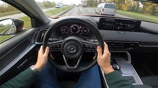 2023 Mazda CX-60 [3.3L Inline6, 254 hp]  POV Test drive [Personal experience | engine sound] CARiNIK