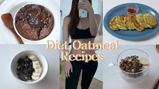 6 Easy and Healthy Oatmeal recipes/Weight loss 10kg (overnight oatmeal and baked oats)