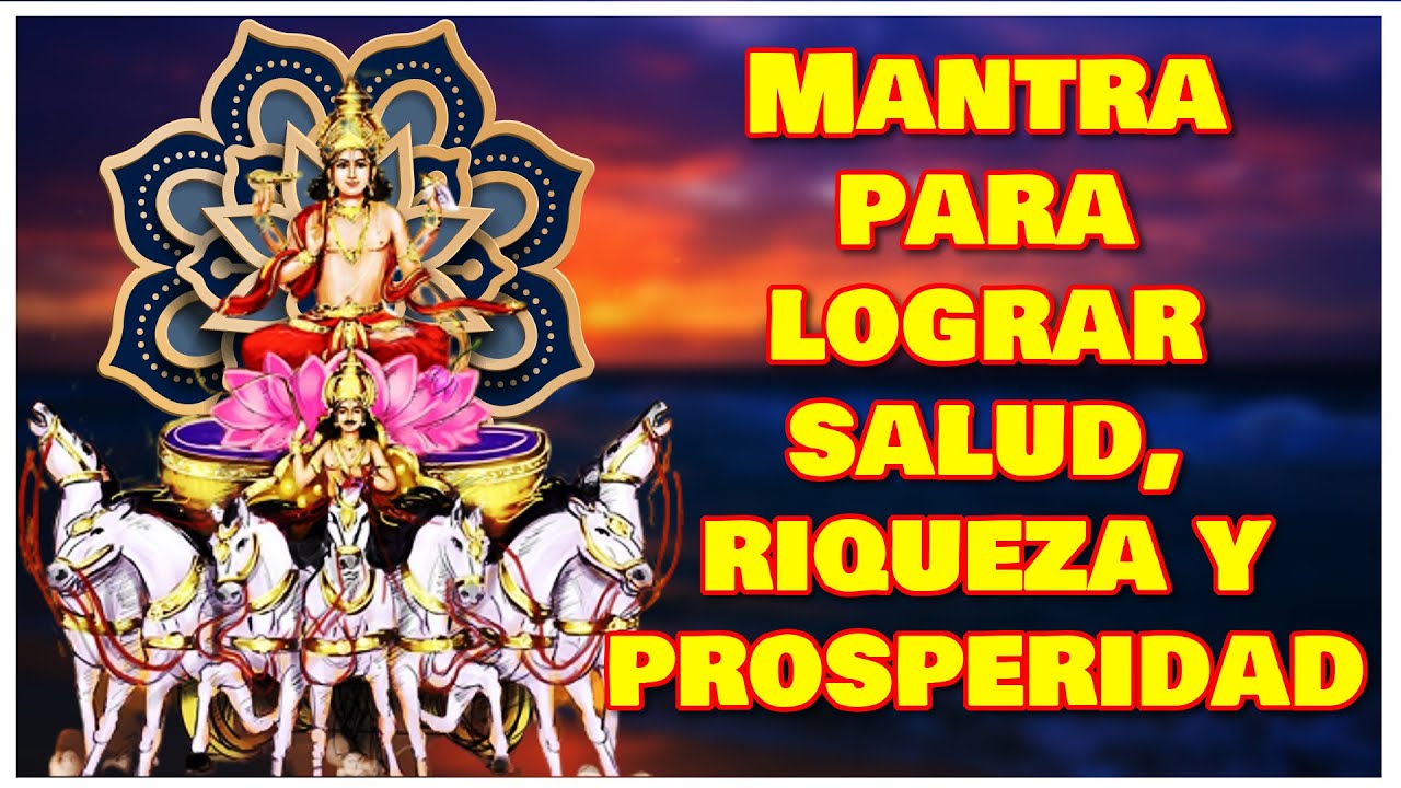 Mantra para lograr salud, riqueza y prosperidad - YouTube