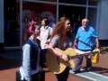 Rolling in the deep busking on Grafton street.