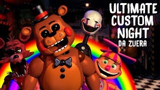 LOUCURA TOTAL!! - FNAF Ultimate Custom Night DA ZUERA #1