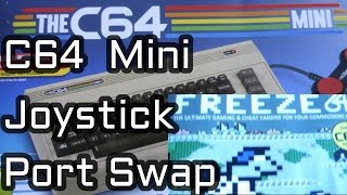 Celebrity C64 Freeze64 Joystick Swap for C64 Mini Wealth