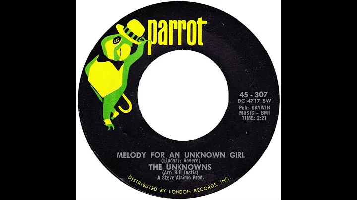 Unknowns  Melody For An Unknown Girl (Parrot) 1966