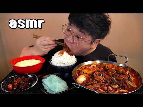 먹방창배tv 매콤한 낙곱새에 무쌈이정말 잘어울린다 이건대박 맛사운드 레전드 Nak <strong>Gop</strong> Sae mukbang Legend koreanfood asmr