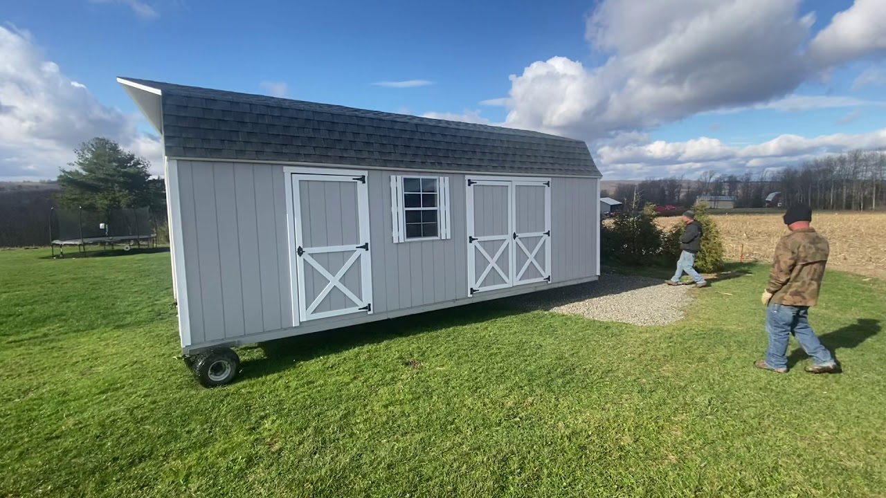12x24 Dutch barn professionally delivered. Pine Grove Self Storage and