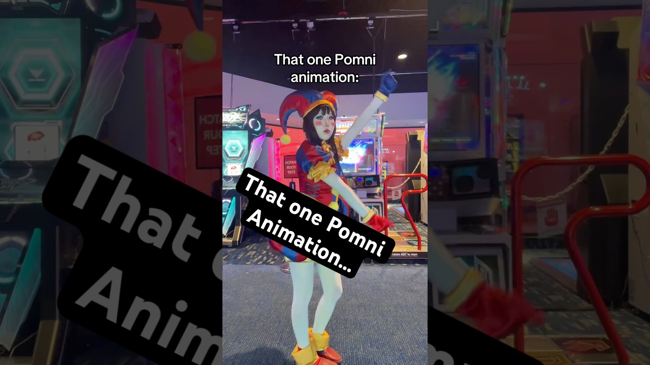 THAT ONE POMNI ANIMATION #pomni #theamazingdigitalcircus #tadc #glitchproductions #cosplay