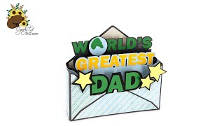 World's Greatest Box Card SVG Assembly Tutorial