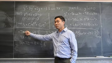 Method of undetermined coefficients with initial conditions