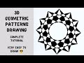 Master 3D Geometric Patterns: Step-by-Step Drawing Tutorial