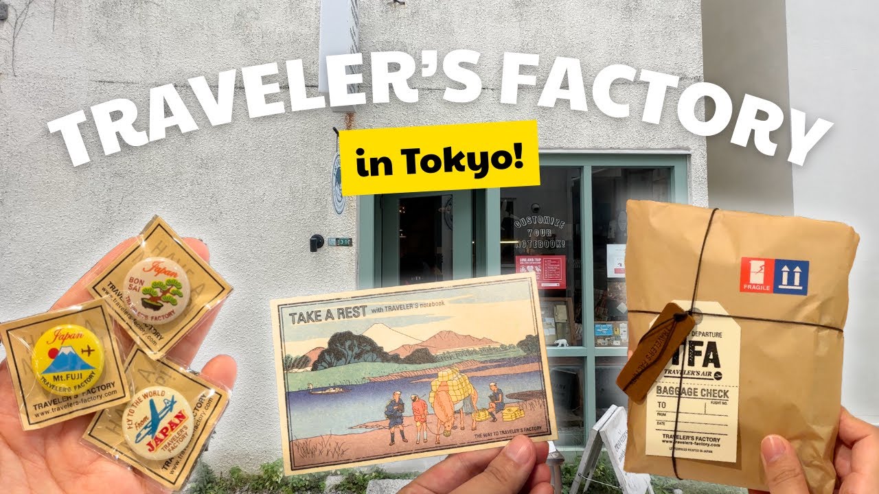 inside tokyo’s traveler's factory notebook stores 📖 (+ what we bought!)
