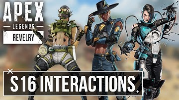 NEW Seer Interactions Voice Lines Season 16 - Apex legends
